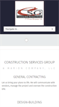 Mobile Screenshot of constructionservicesgroup.net